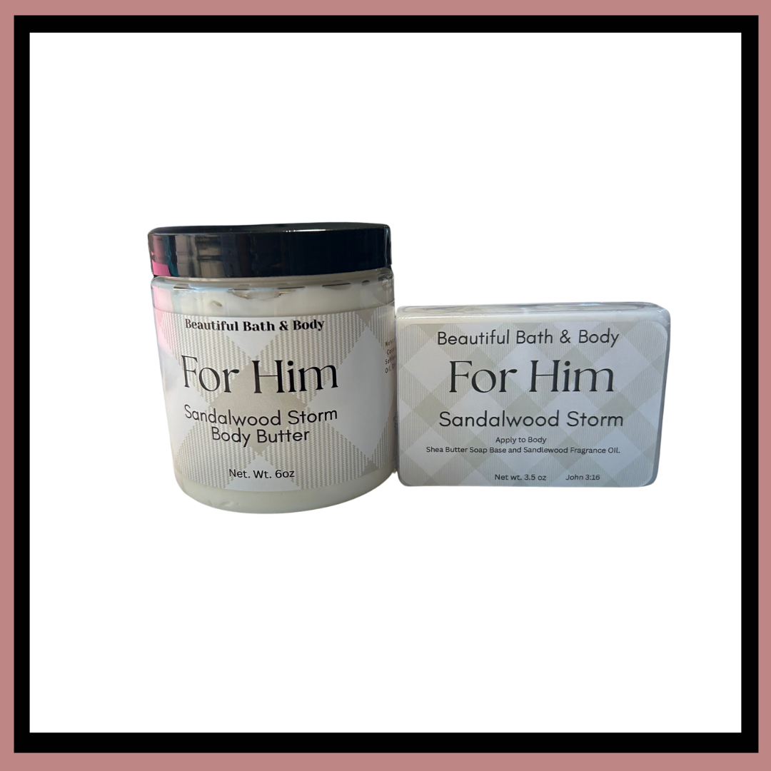 For Him Body Butter & Soap